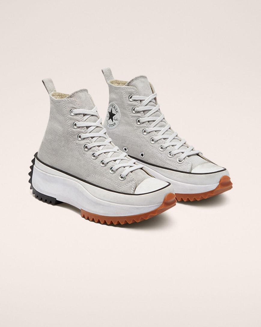 Topanky Na Platforme Converse Run Star Hike Smoked Platene Vysoke Damske Biele | SK KSJCW0